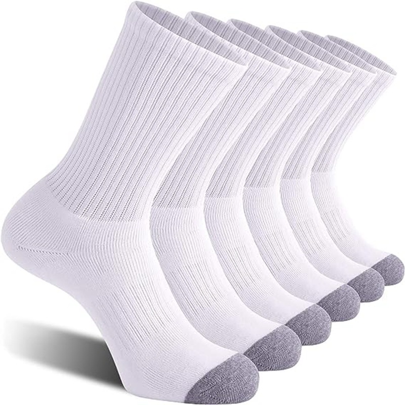 Cross-border 47 plus size elastic cotton socks wholesale basketball sports High Socks Black White spring and summer men's long socks