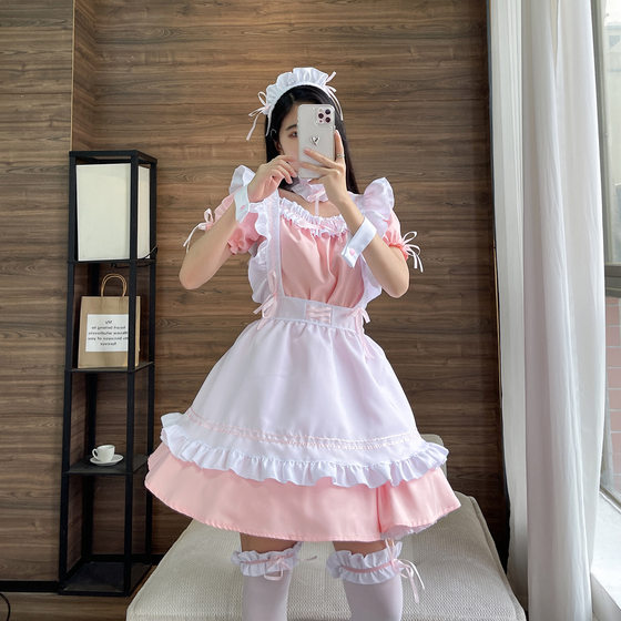 Miracle warm travel around the world red wine sweetheart Maid costume lolita cute maid costume cosplay hand game