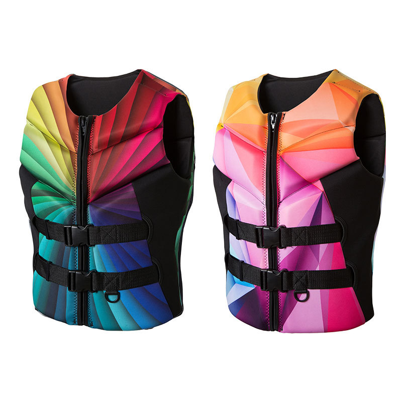 New high-end life jacket adult professional large buoyancy vest snorkeling swimming warm drifting sea fishing surfing factory
