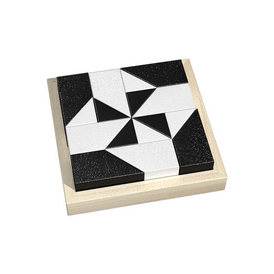 Hidden building blocks puzzle toys to cultivate children's spatial thinking and imagination ability parent-child interactive desktop puzzle games