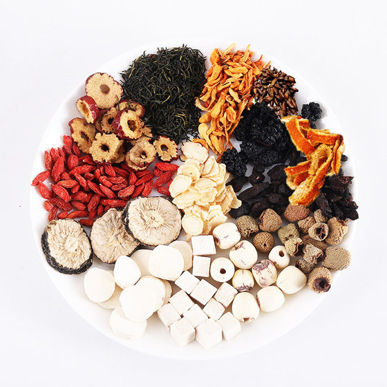 Ginseng Ten Treasure Tea Ginseng Polysemine Mulberry Men's Kidney Five Treasure Tea Bags Wholesale Herbal Tea Source Factory