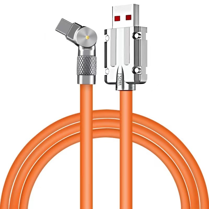 180 ° rotating data cable 120W super fast charging cable suitable for Huawei Honor VIVOP Apple