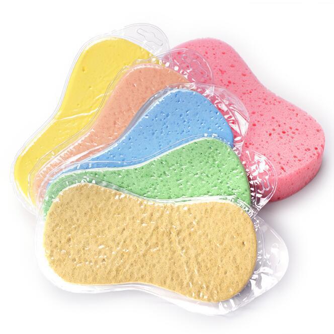 Yiwu compressed cotton large car wash sponge high density 8 words vacuum compressed sponge car cleaning sponge block honeycomb Cotton