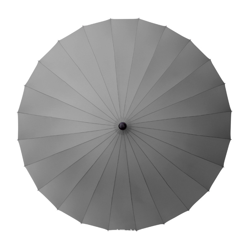 24 Bone Umbrella Long Handle Extra Large Windproof Windproof Double Person Three Person Black Gift Business Printed Logo Advertising Umbrella