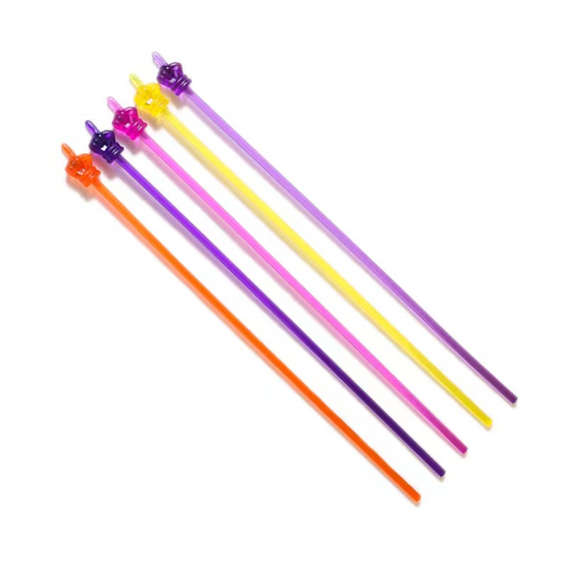 Factory wholesale children's finger reading stick resin high transparent picture book early education finger stick teachers blackboard point reading teaching aids
