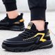 2025 New Work Shoes Men's Odor-proof Summer Breathable Safety Shoes Wear-resistant Steel Toe Anti-smashing and Puncture-resistant Labor Protection Shoes