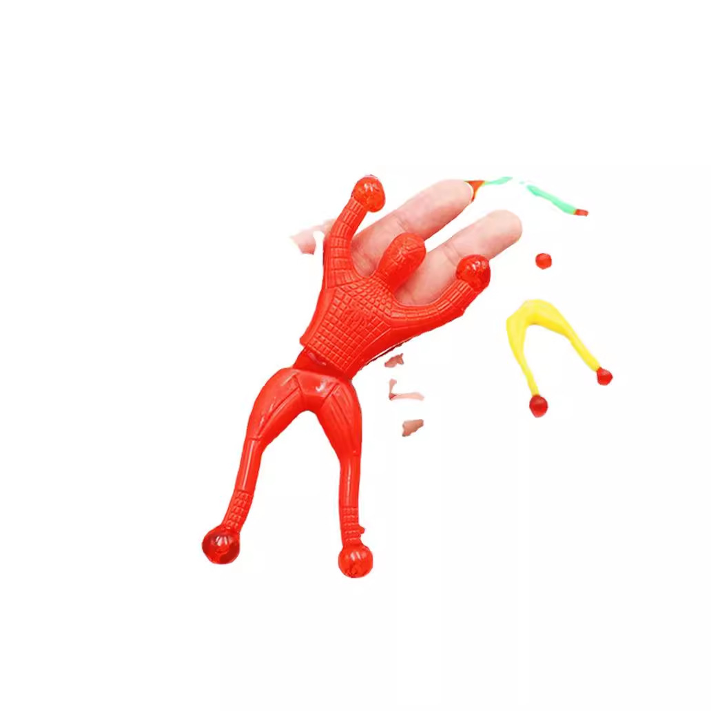 Large wall-climbing person wall-climbing spider-man sticky little person will stick to the wall palm stick cicadas small hands and other stall toys