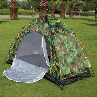 Outdoor Outdoor Camping Camping Windproof and Rainproof Single 1 Double Hand Full Automatic Quick Opening Portable Tent Set