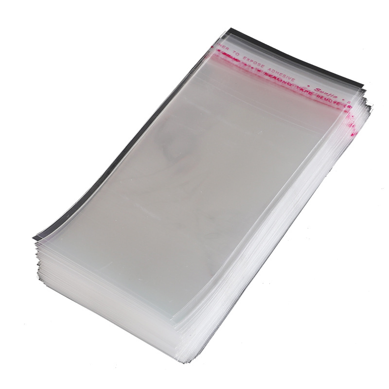 Tuopp Self-adhesive Bag Packaging Self-adhesive Bag Transparent Wear Armor Jewelry Clothing Self-sealing Bag Plastic Film Bag in stock
