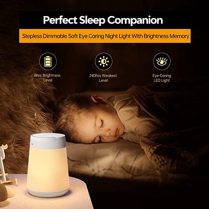 Private model LED bedside lamp children's room sleeping night light mother and baby soft light bedside night light usb charging multi-color adjustable
