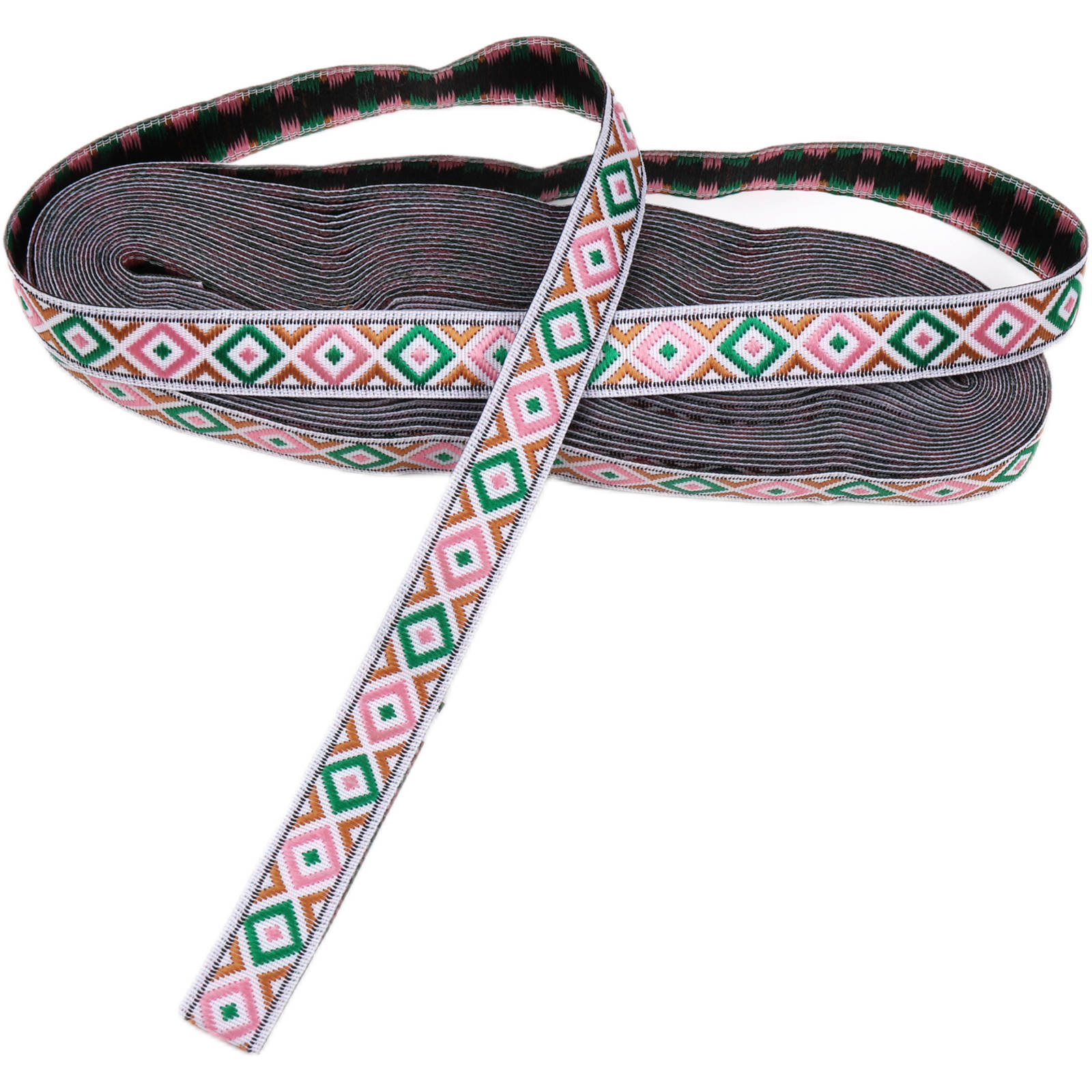 2022 new 1.2cm rhombus small lace ethnic minority style clothing accessories Miao Zhuang Buyi railing