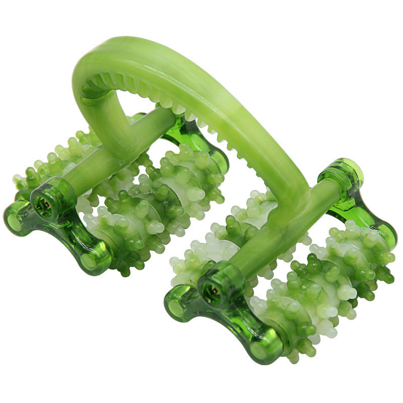 Spot Handheld roller massager Lunar Rover plastic massage leg massage wheel full body manual roller massager