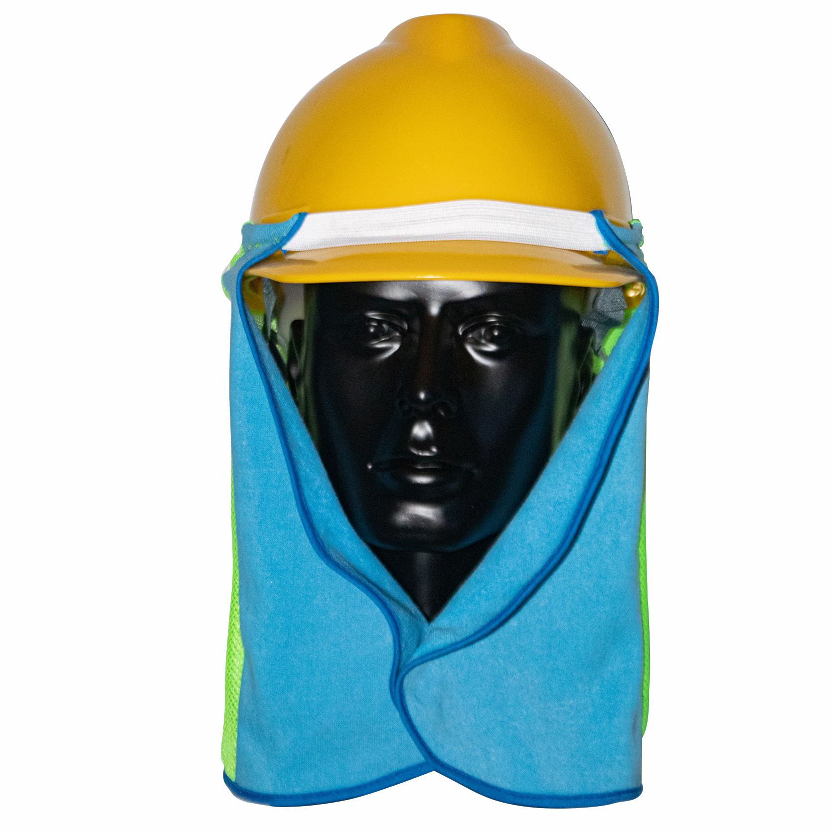 2023 Summer new anti-ultraviolet cotton neck helmet sunshade wholesale construction site sun hat sunscreen hat