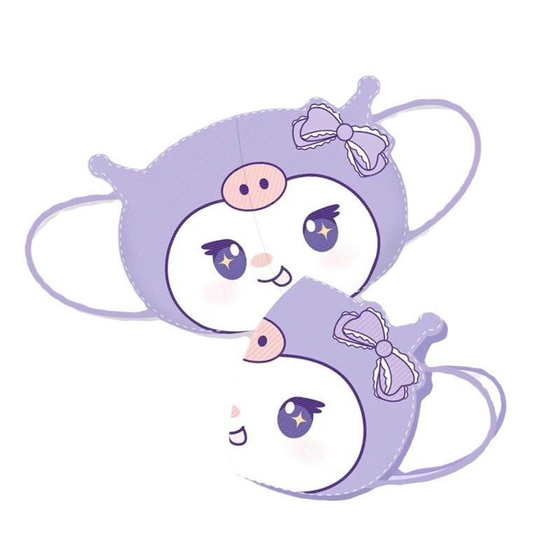 Online celebrity autumn and winter 3d three-dimensional disposable mask color big ear dog children cute cartoon protective girl