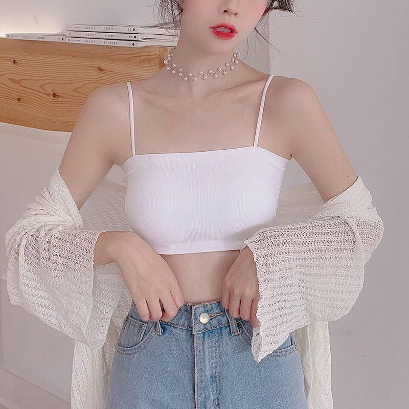Summer Ice Silk seamless sling underwear women's anti-light tube wrap chest vest wholesale bra one-word belt chest pad