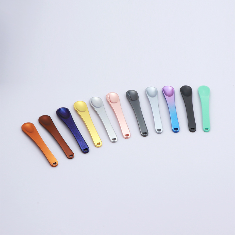 Long-term supply of zinc alloy cosmetics spoon sub-packaging scraping spoon cream cream face cream spoon pick Rod metal eye cream scoop