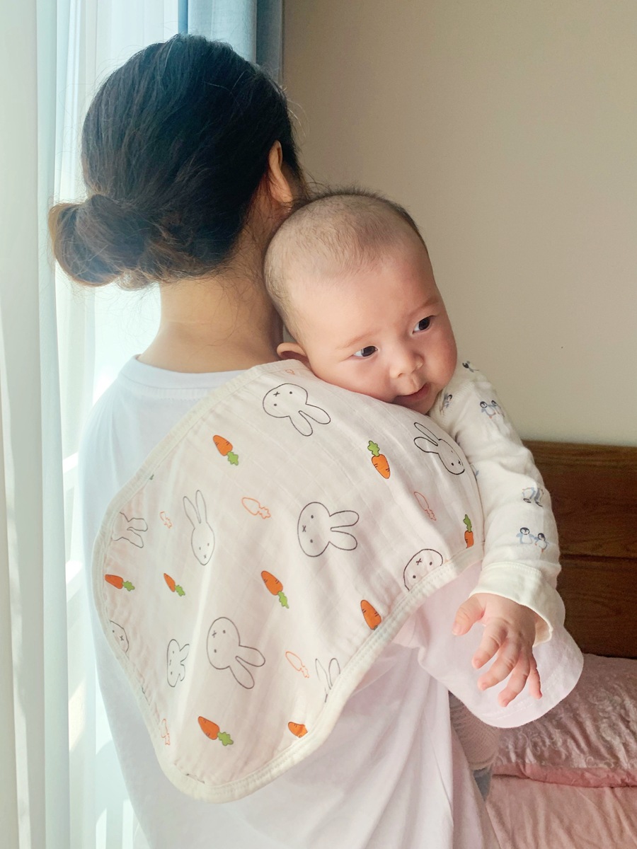 Class a baby saliva towel bamboo cotton gauze bib bib baby products baby shoulder pad anti-overflow milk burp towel