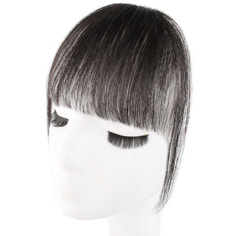 Air bangs female wig hair 3d fake bangs natural forehead neat bangs wig in stock wholesale
