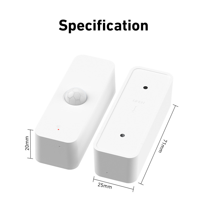 Graffiti smart WiFi/Zigbee human body infrared sensor mobile phone remote notification smart home alarm