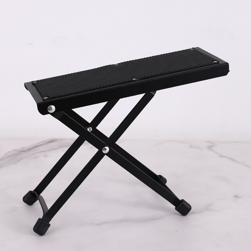 Pedal multi-gear metal lifting widened pedal folk wooden guitar playing folding tripod pedal pedal