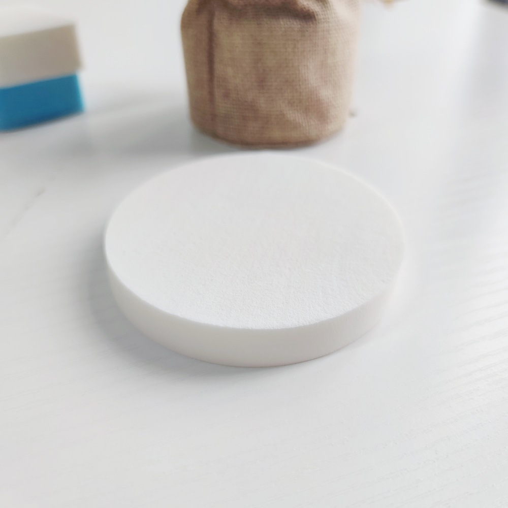 Big White Puff Skin Color Latex Small Round Puff Studio Makeup Dry and Wet Dual Use Puff Round Cake Puff