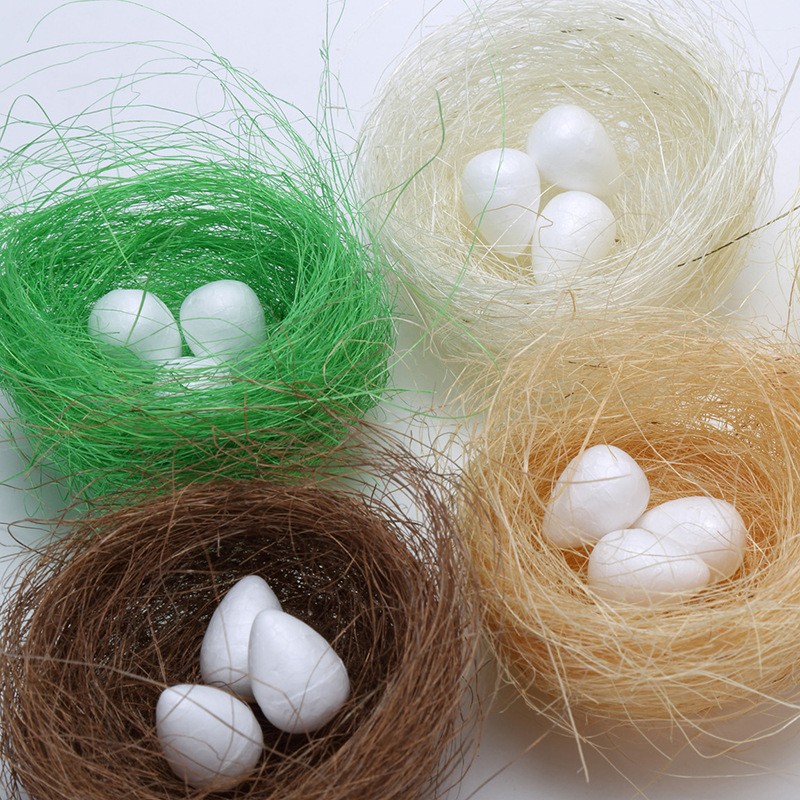 Simulated Hemp Bird's Nest Bird's Nest Chicken Nest Kindergarten Shopping Mall Corridor Gift Decoration Hanging Ornaments Bird's Nest