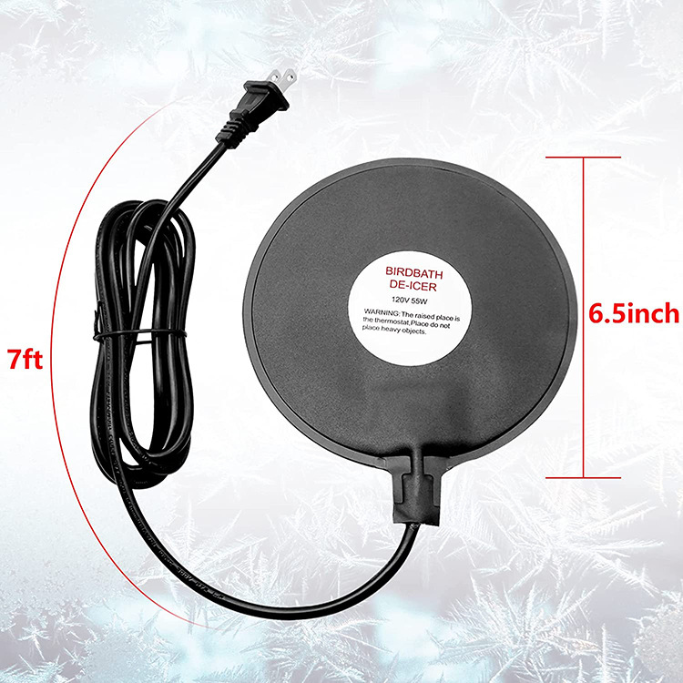 Ice Melter Parrot Drinking Water Ice Melter Winter Ice Melting Anti-freezing Heat Pad Amazon Explosion Ice Melter IPX8 Waterproof