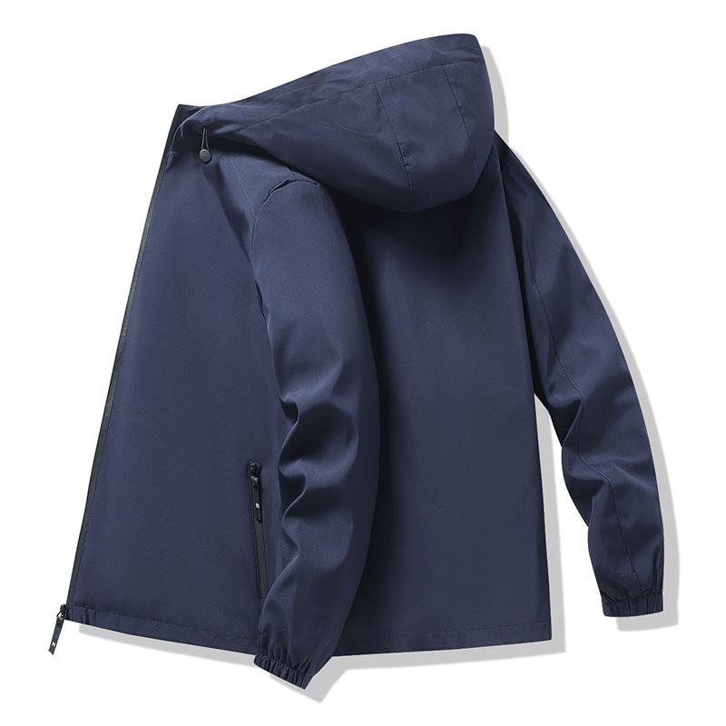 Slim Fit Jacket Men's 2022 Spring New Hooded Jacket Men's Korean Fashionable Casual Top for Youth Men's Wear