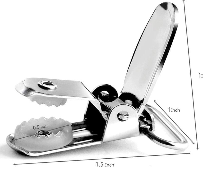 Men's Strap with Adhesive Duckbill Clip Men's Sling Anti-slip Duckbill Buckle with Needle and Nail Strap Clip 0028