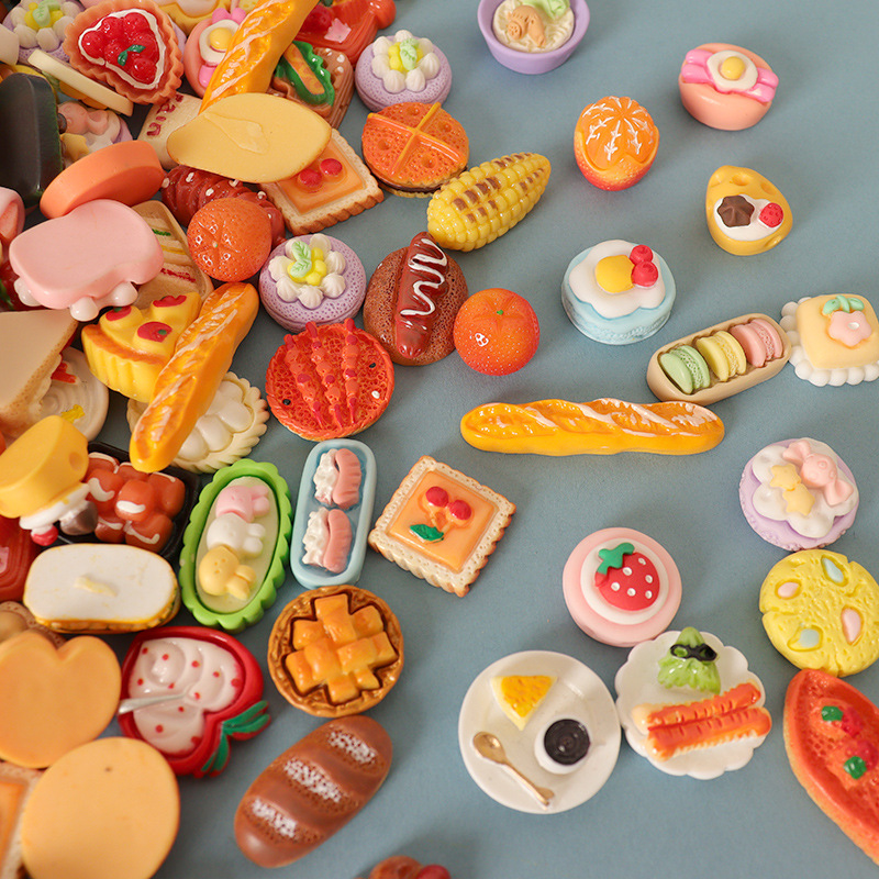 Simulation food play miniature mini food model cream glue diy jewelry mobile phone shell accessories resin accessories ornaments