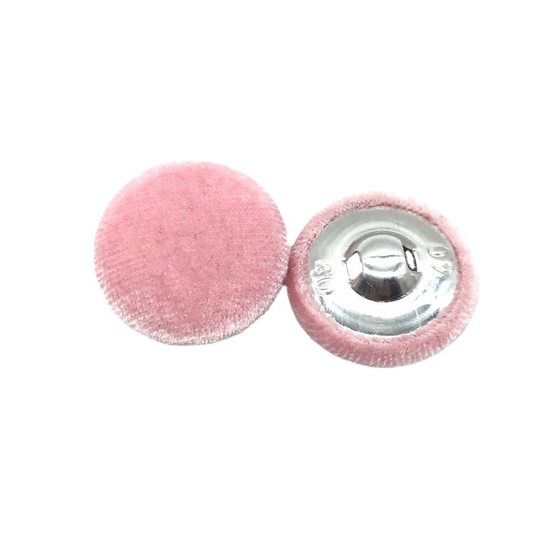 Ordinary buckle Korean gold velvet cloth button color round Joker fine coat cloth button accessories wholesale