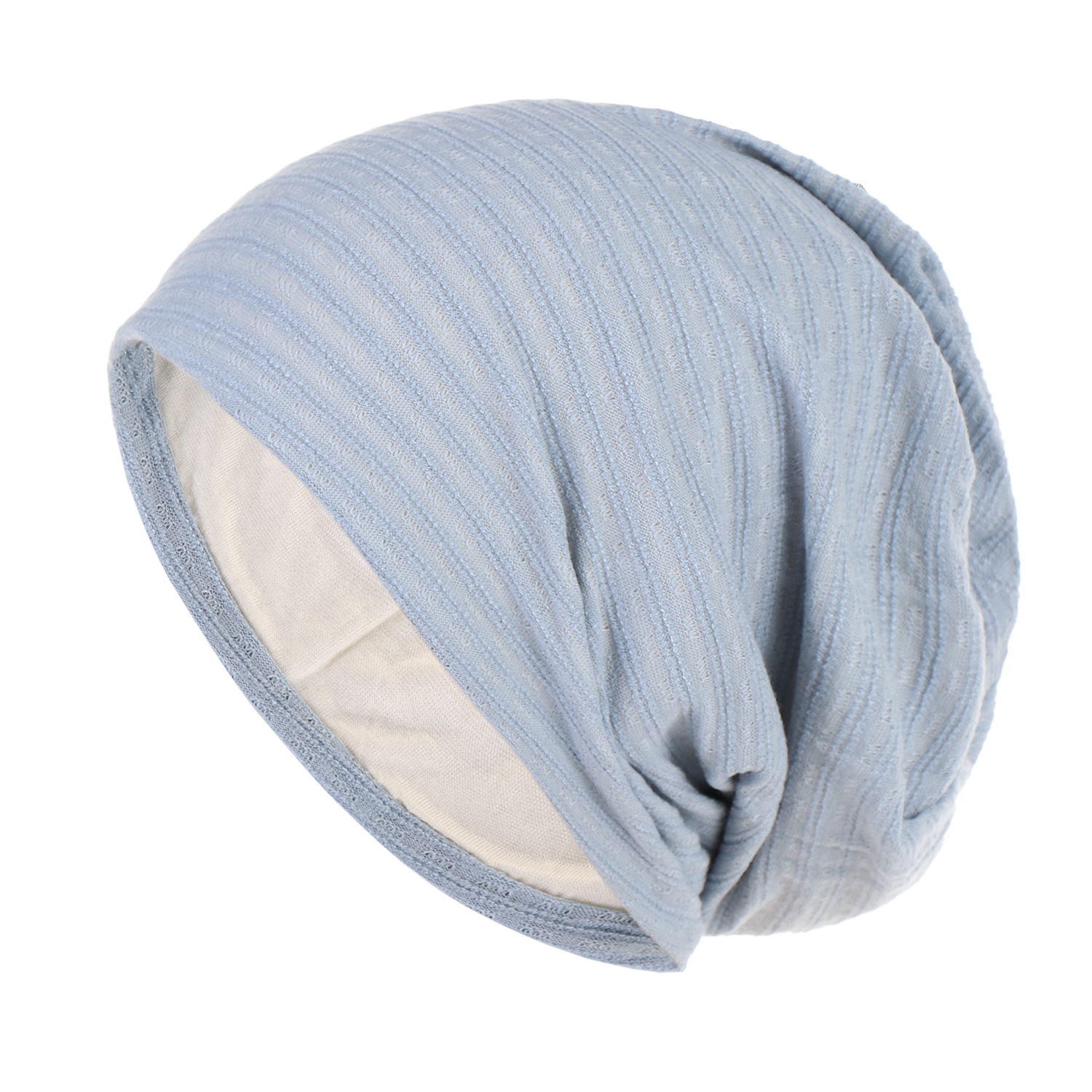 European and American autumn and winter New pullover cap Women's headscarf cap confinement cap nightcap outdoor leisure bag headcap pile cap