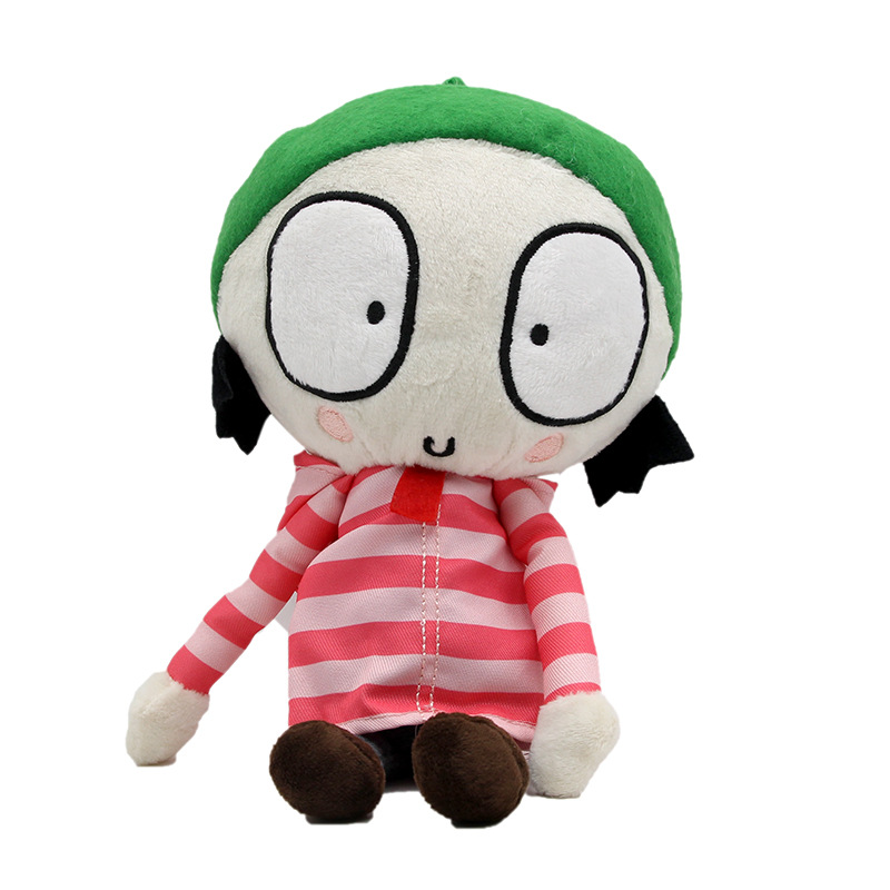 Spot BBC Children English Animated Sarah and Duck Plush Doll Sarah and Duck Doll Toy
