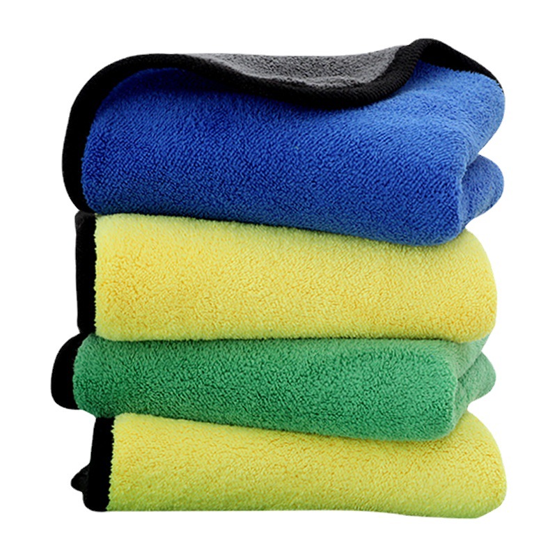 Car cleaning towel high density coral fleece 30*40 car cleaning cloth thickened absorbent car cleaning towel