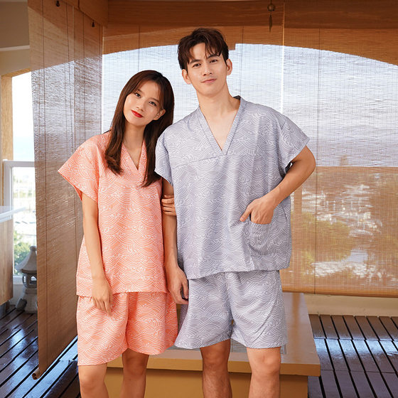 Disposable sweat steaming clothing female sauna moxibustion clothing cotton men's massage foot bath clothing hotel bathrobe physiotherapy clothing wholesale