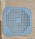 Old square floor drain gray without five-pointed star in the middle