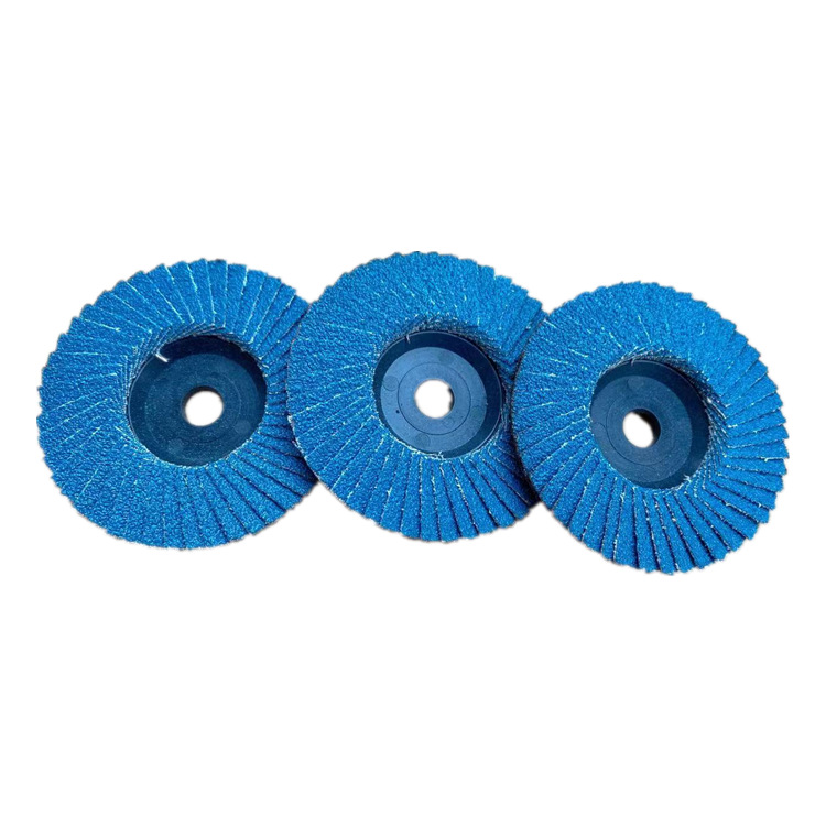 Mini angle grinder polishing plate 3 inch Louver 75mm zirconium corundum Louver metal stainless steel polishing plate