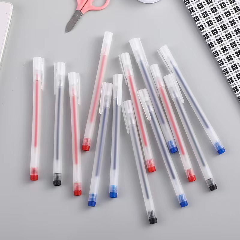 Jiyi no printing wind ins frosted pen high color value student pen Wholesale 0.5 full needle tube black micro quick dry brush problem