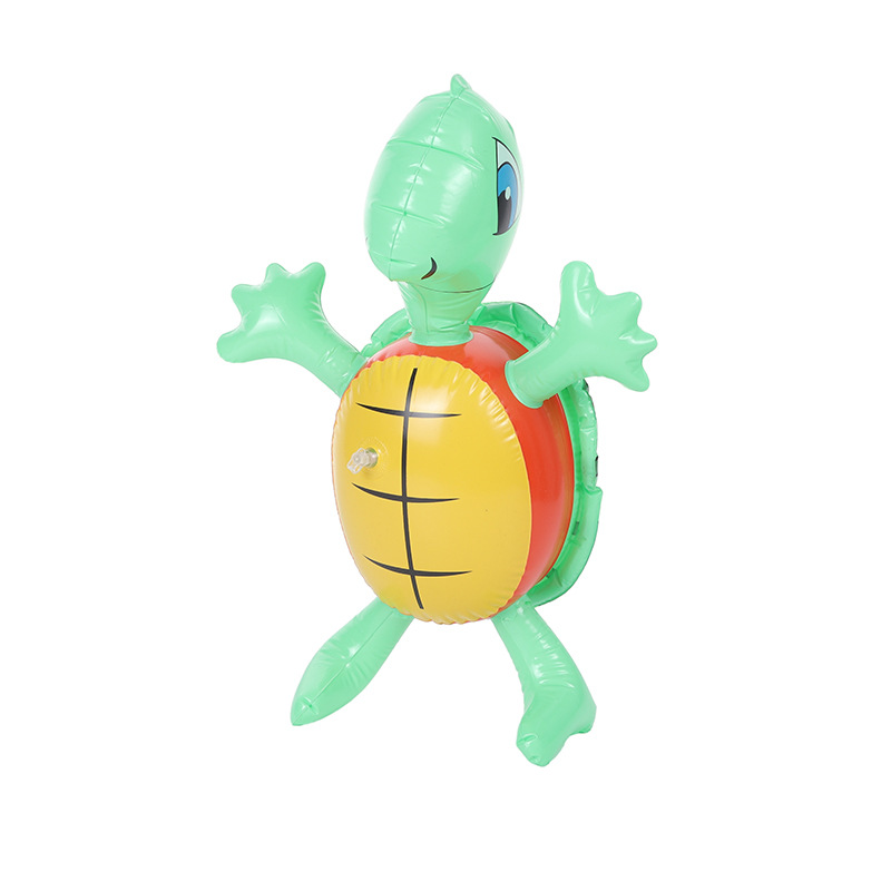 Cartoon animal toy inflatable turtle children's toy small gift inflatable night market stall turtle