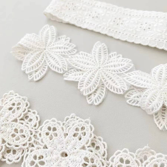 South Korea Baby Girl Princess White Lace Headwear Children's Flower Hair Band 0-3 Years Old Baby Jewelry Spring and Summer