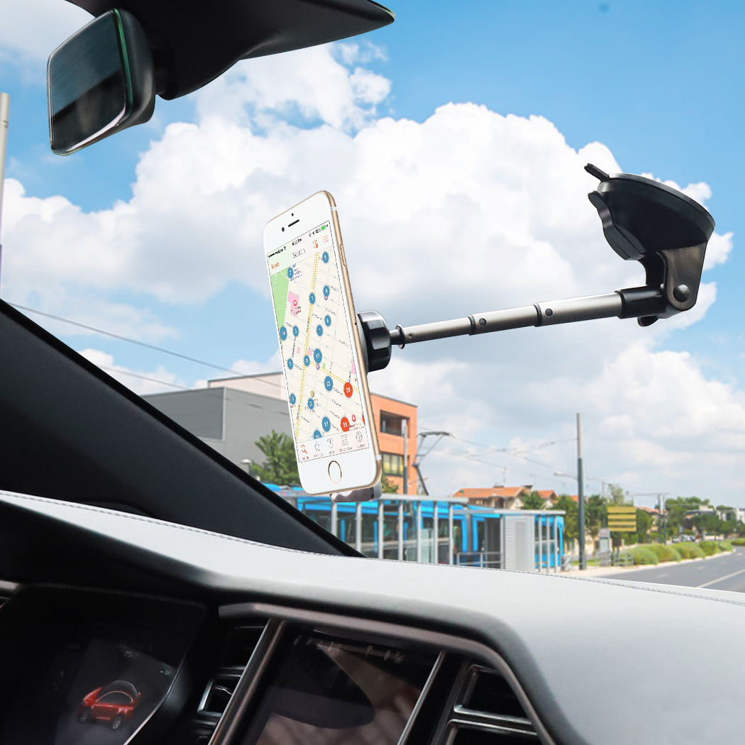 Executive version car mobile phone holder instrument suction cup center console multifunctional car mobile phone holder creative bracket