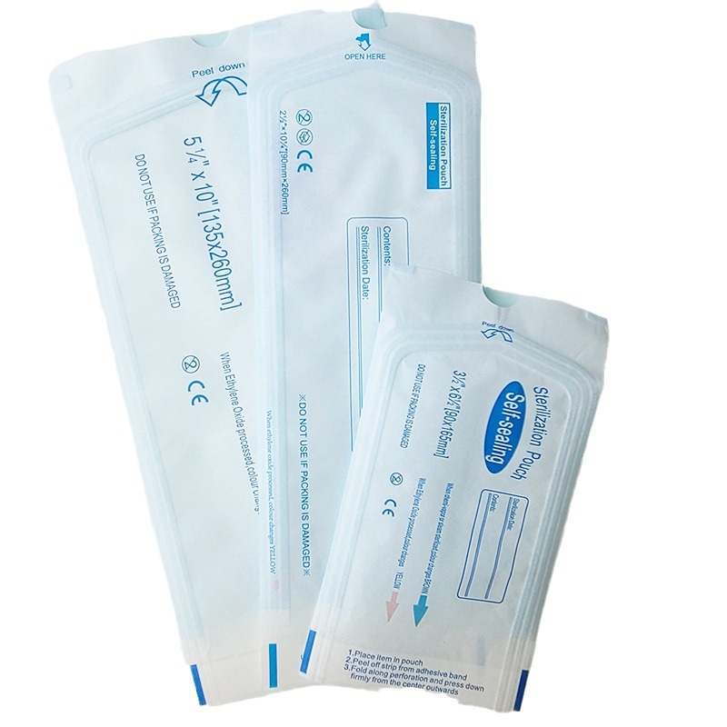Factory spot self-adhesive sterilization disinfection special packaging with Sterilization Indicator Dental Sterilization Indicator self-adhesive bag