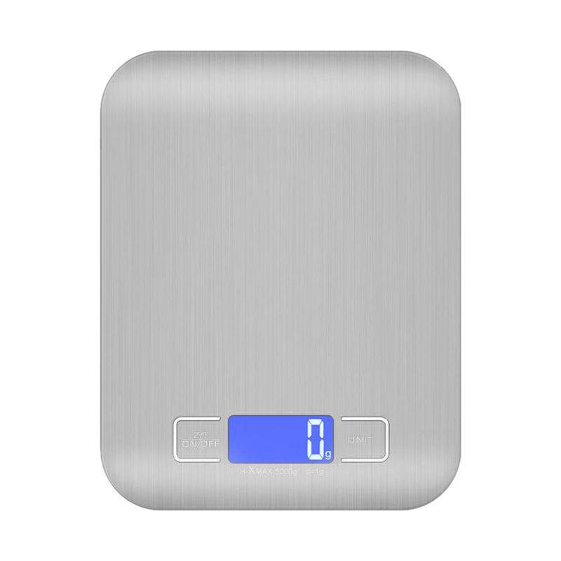 2012 Stainless Steel Kitchen Scale Household Waterproof Food Baking Weight Weighing Amazon Hot Selling Kitchen Electronic Scale