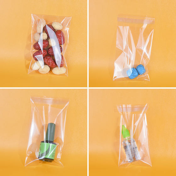 Factory straight hair spot opp self-adhesive bag transparent self-adhesive bag 5 silk 8 silk thickened clothing accessories bag wholesale