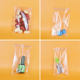 Factory straight hair spot opp self-adhesive bag transparent self-adhesive bag 5 silk 8 silk thickened clothing accessories bag wholesale