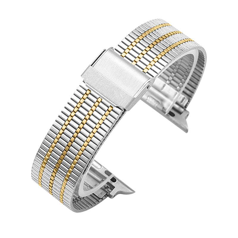 Suitable for Apple Watch strap Applewatch stainless steel metal buckle watch strap Huawei Samsung axinu cross-border