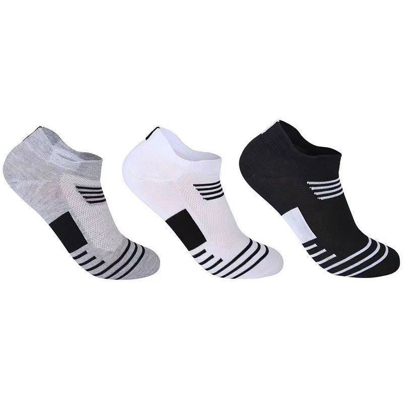 Sports Socks Men's Short Medium Tube Thin Breathable Sweat-Absorbing Non-Slip Stinky Quick-Drying Zhuji Training Running Elite Basketball Socks