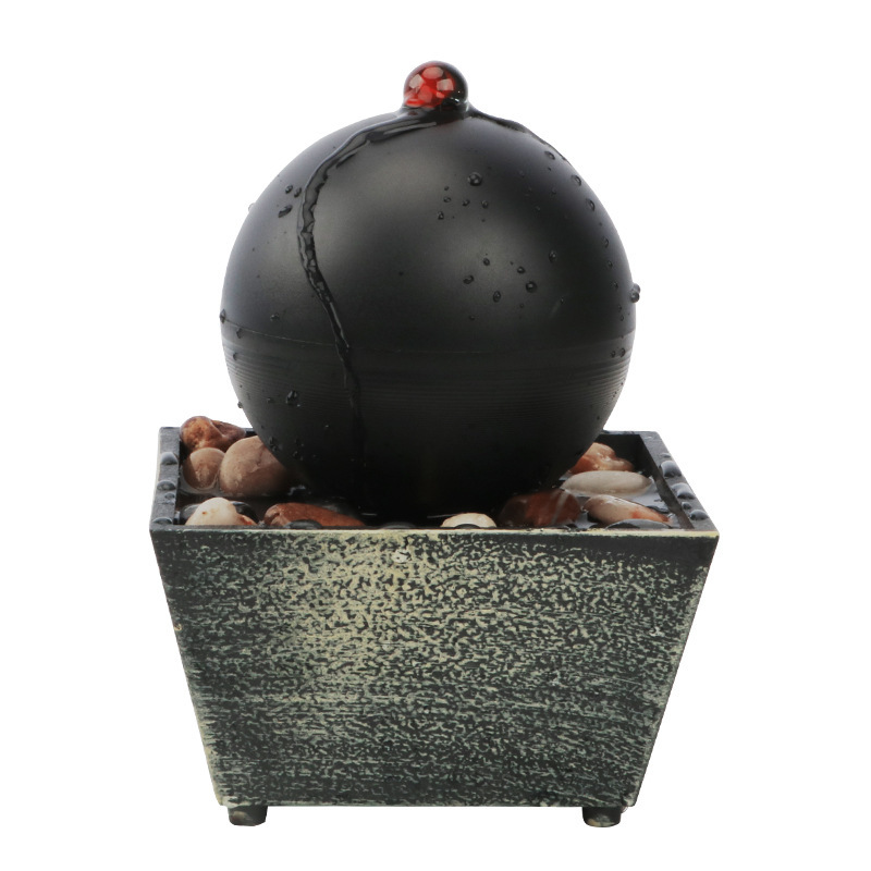 Desktop running water decoration living room office indoor small fountain lucky bonsai creative craft gift jewelry