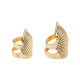 European-style Retro Adjustable Thimble Hand-sewing Cross-stitch Thimble Ring Household Non-slip Needle Presser Finger Cover