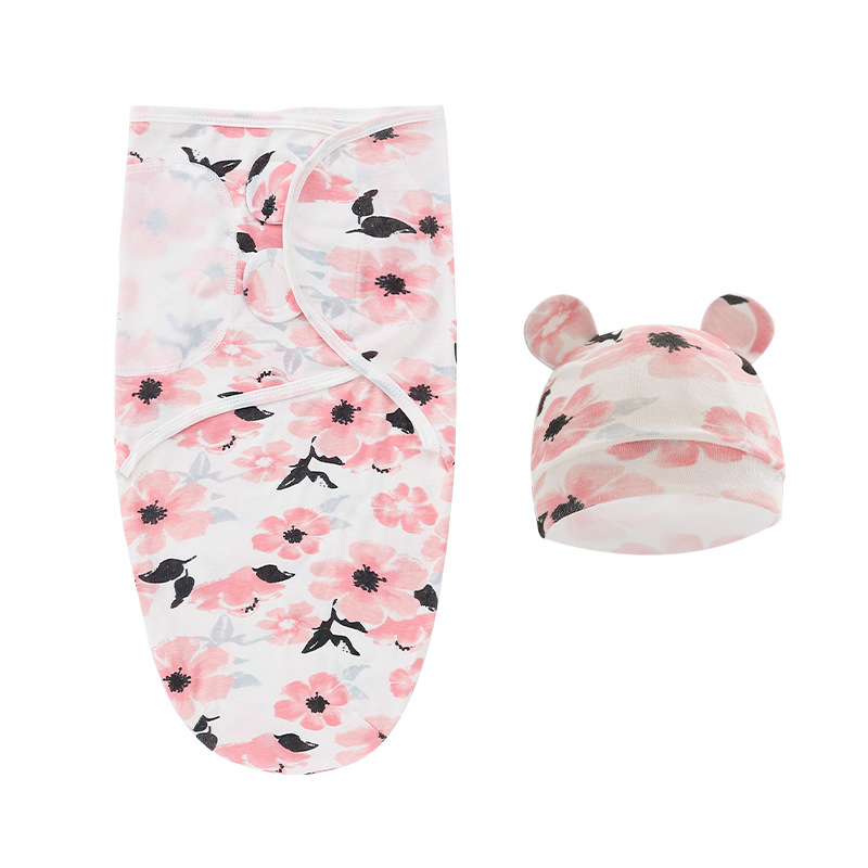 Foreign trade Europe and the United States newborn baby swaddling towel delivery room hold quilt baby spring silkworm sleeping bag newborn baby kick quilt